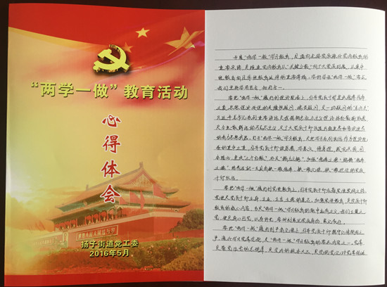 体会和收获两学一做主题教育心得党中央决定,今年在全体党员中开展"学